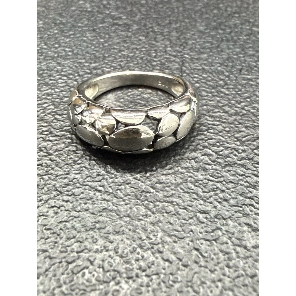 Band Ring Sterling Silver 925 Size 6 (some Scratches)